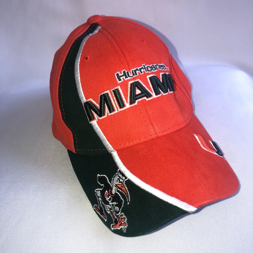 Colosseum Miami Hurricanes Green & Orange CAP